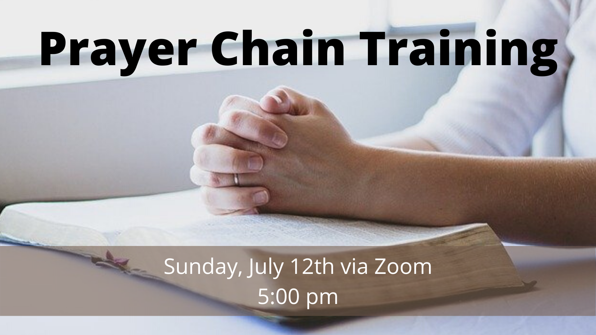 Prayer Chain Training Buda United Methodist Church